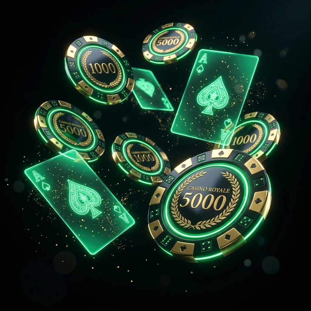 24/7 Casino 3D Chips & Cards